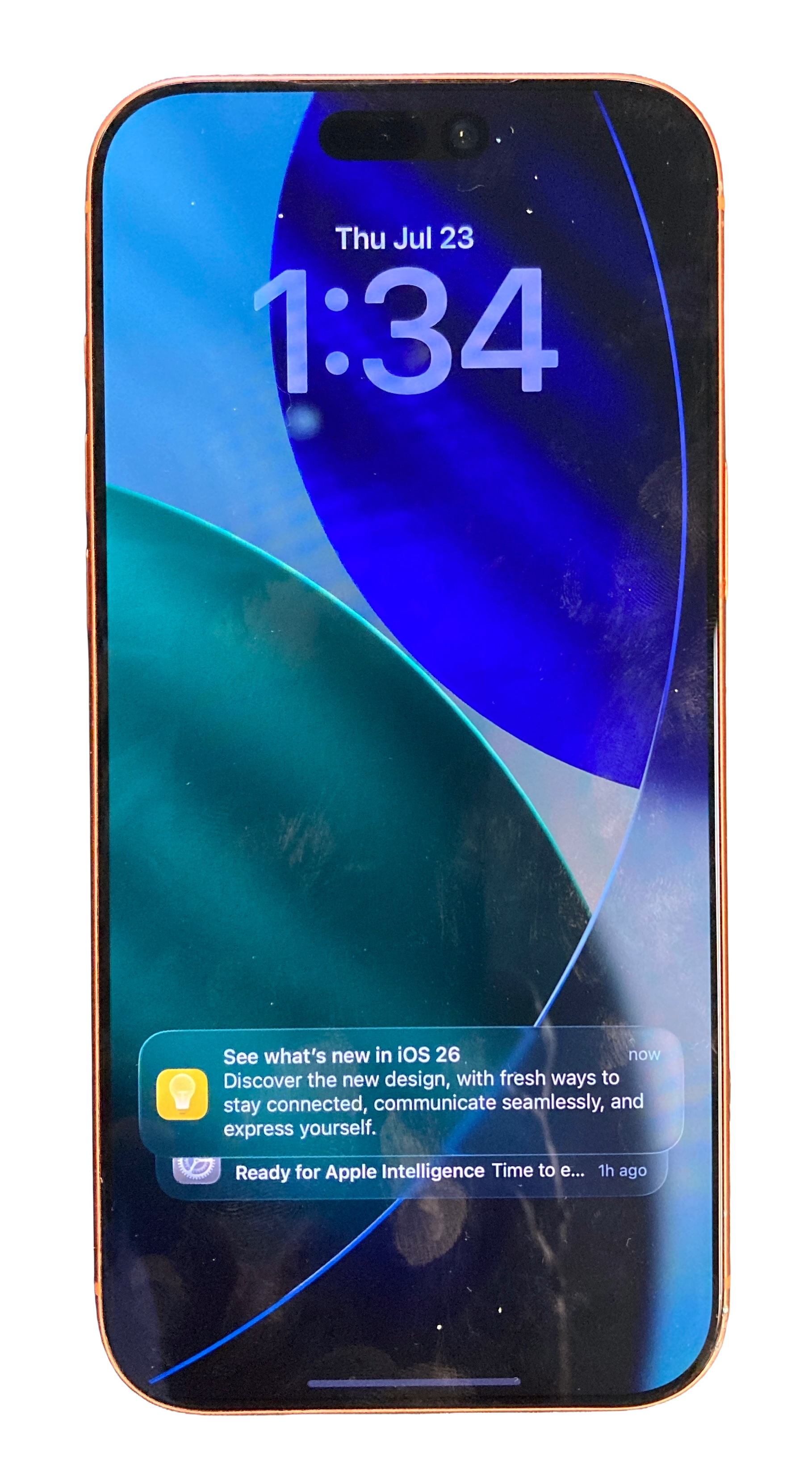 Apple iPhone 17 Pro Max in orange