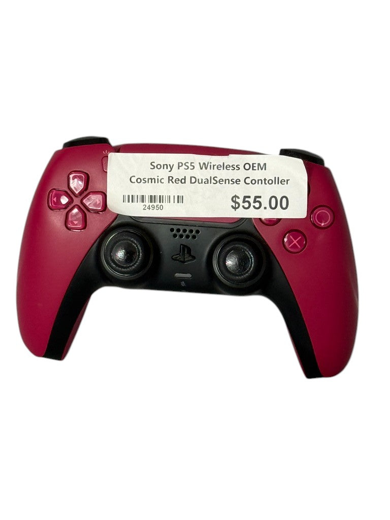 Sony PS5 Wireless DualSense Controller – Cosmic Red (OEM)
