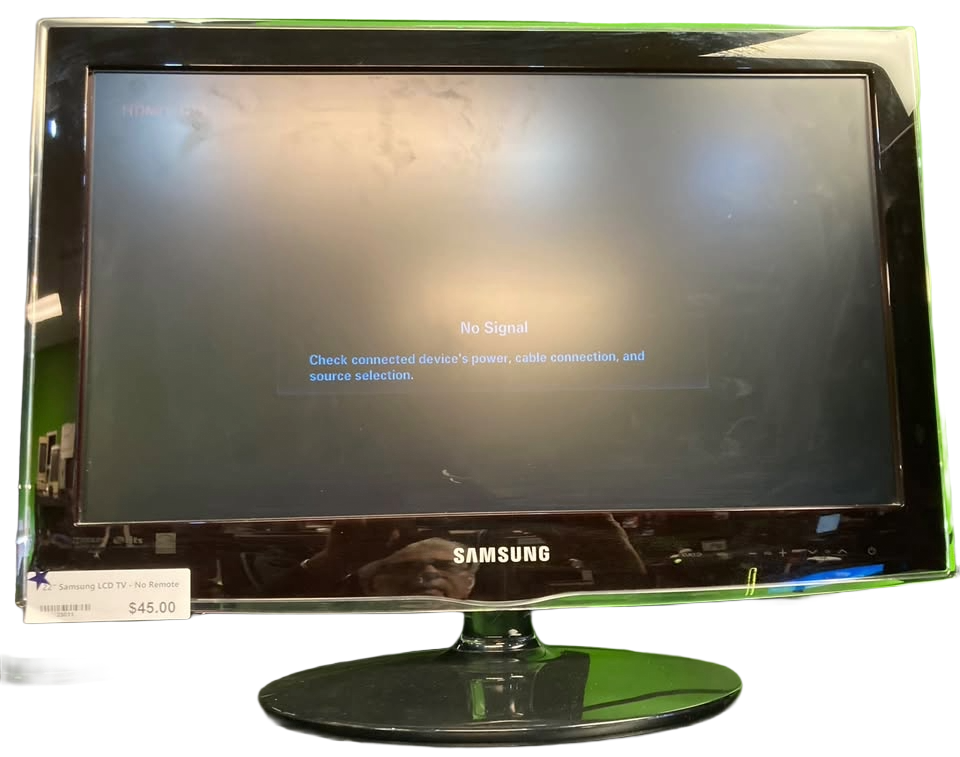 Samsung 22"  LCD TV -  No Remote # UN22C4000PD