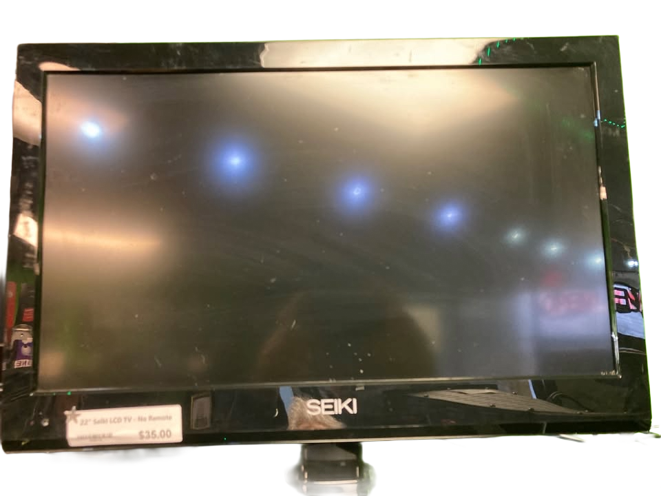22" Seiki  LCD TV No Remote #  SE222FS