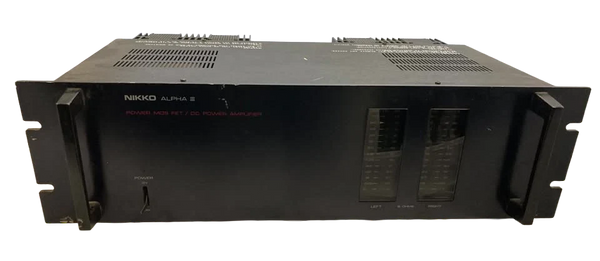 Nikko Alpha III Stereo Power Amplifier (80 Watts × 2) – Used