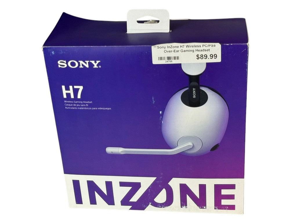 Sony InZone H7 Wireless PC/PS5 Over-Ear Gaming Headset