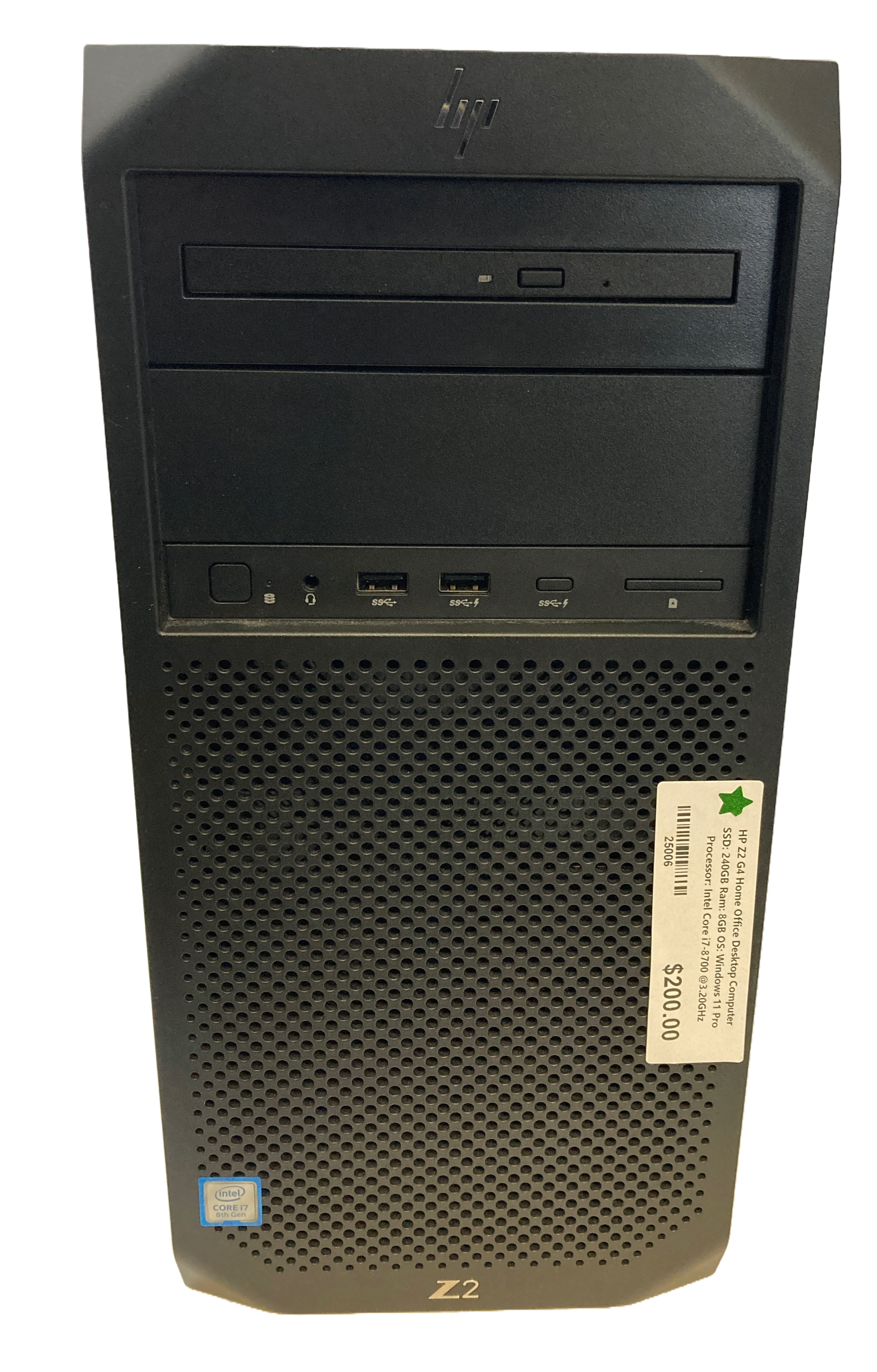 HP Z2 G4  Home Office Desktop Computer