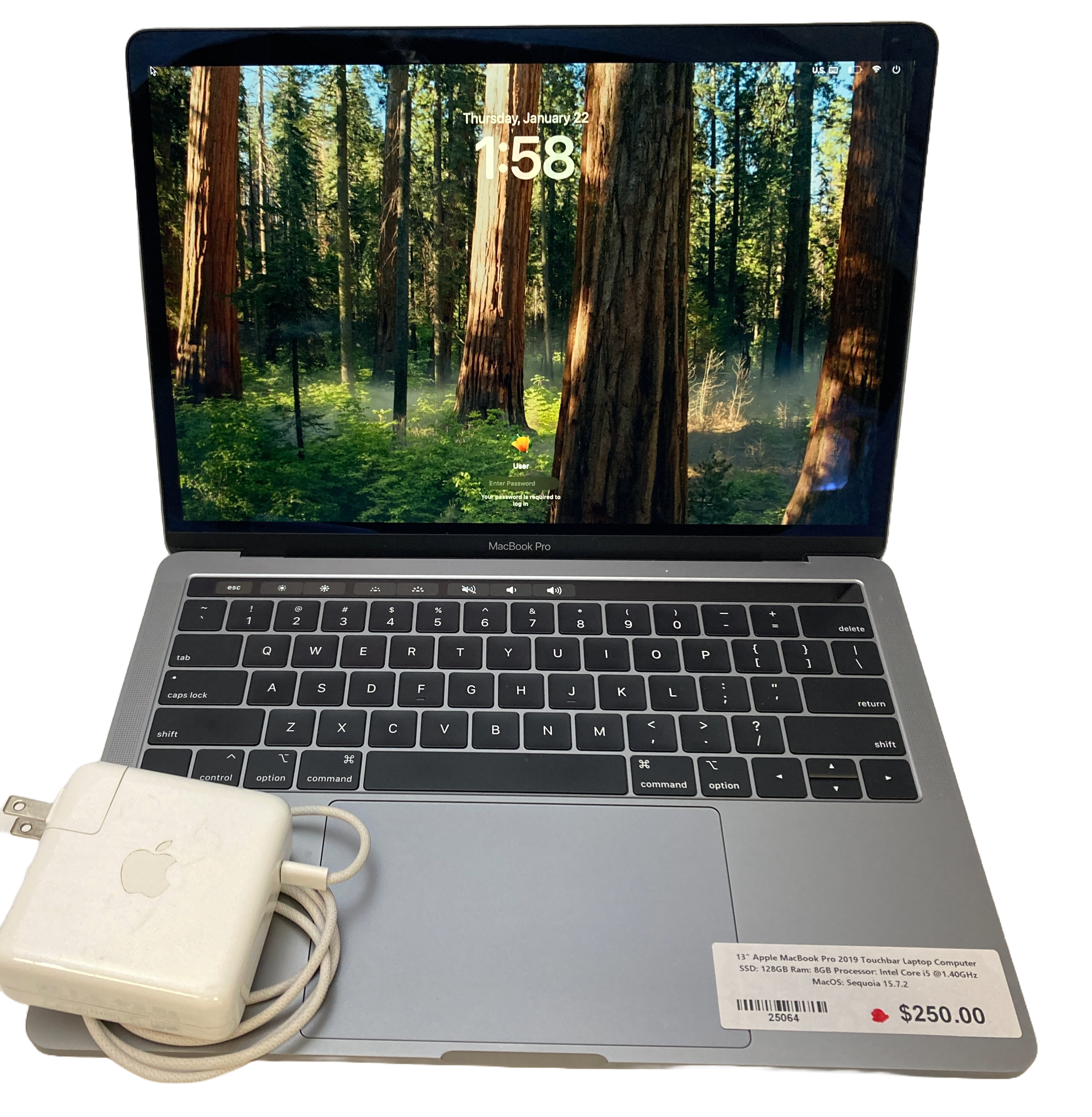 13" Apple MacBook  Pro 2019 Touchbar Laptop Computer