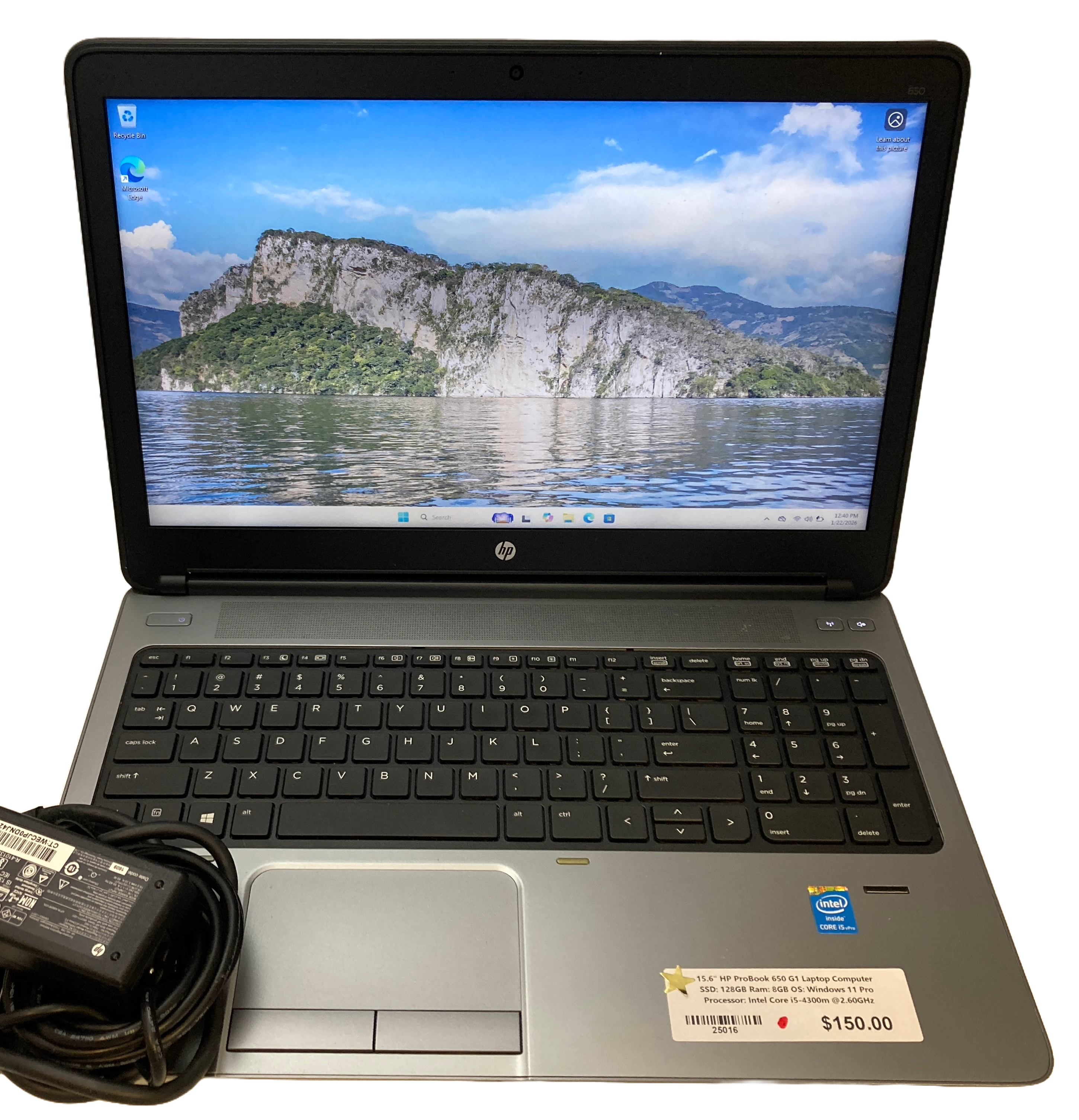 15.6" HP ProBook 650 G1  Laptop Computer