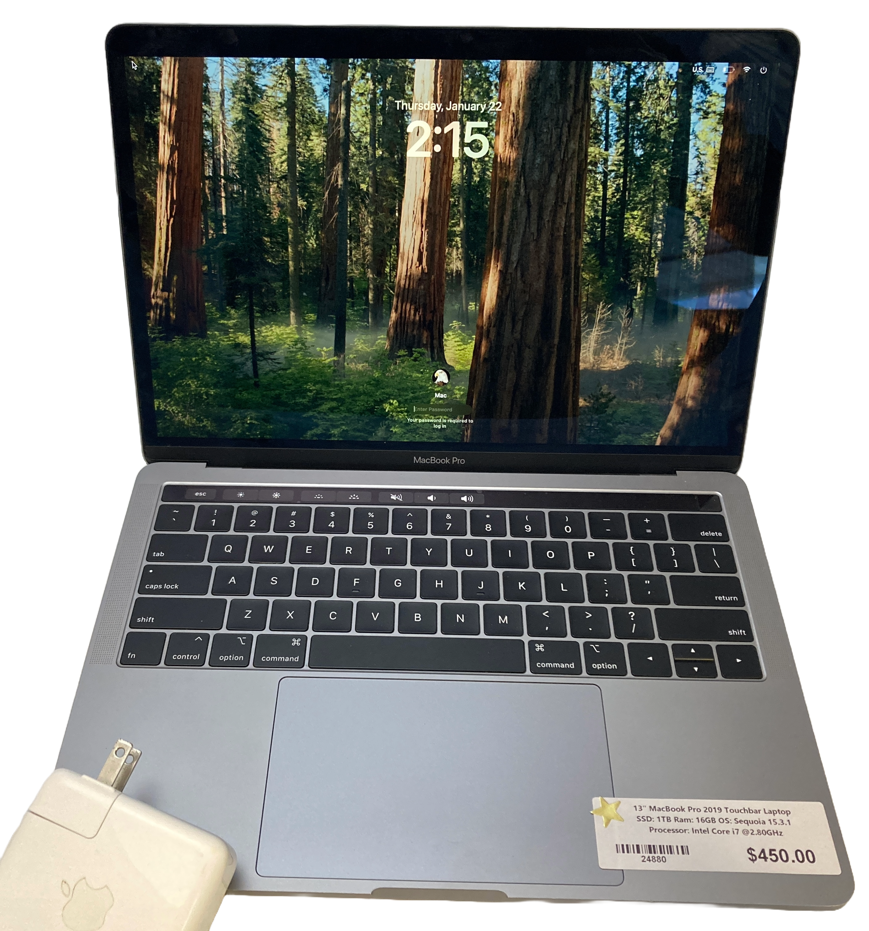 13" MacBook Pro 2019  Touchbar Laptop