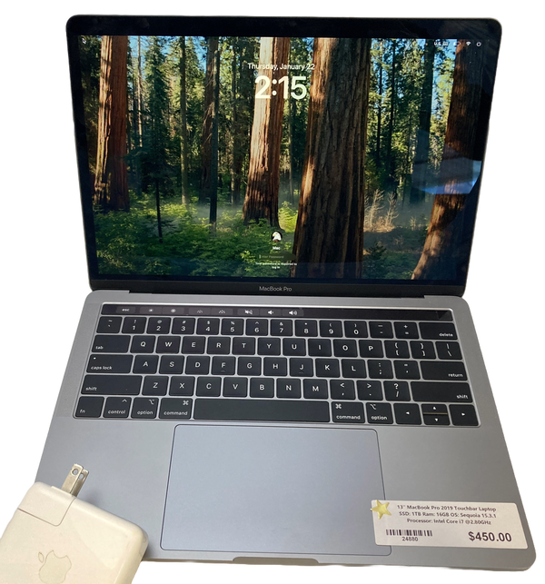 13" MacBook Pro 2019  Touchbar Laptop