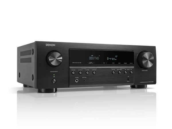 Denon AVR-S570BT 8K Video and Surround Sound from 5.2 Channel Receiver (New)