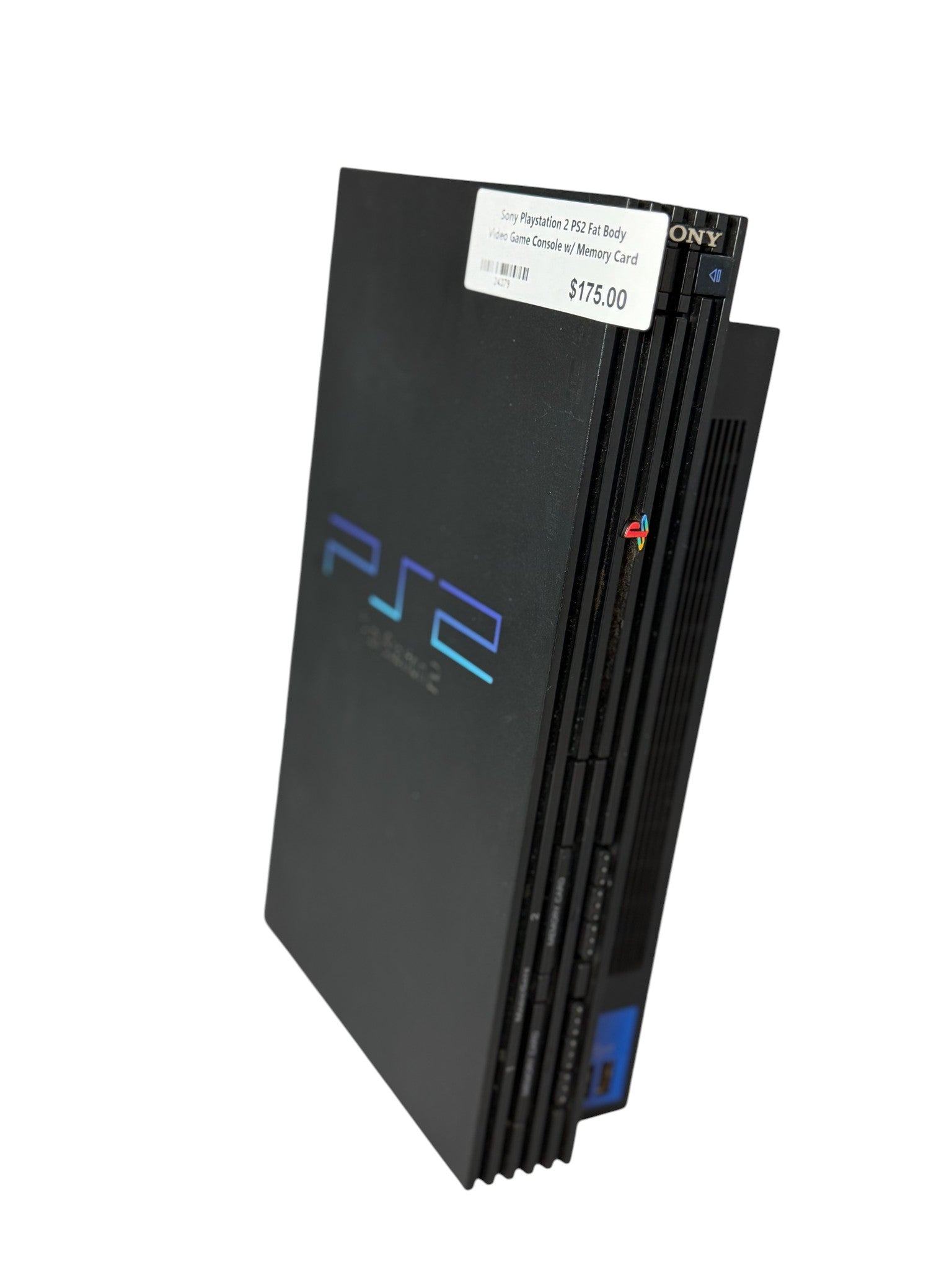 Sony PlayStation 2 (PS2) Fat Body Video Game Console w/ Memory Card