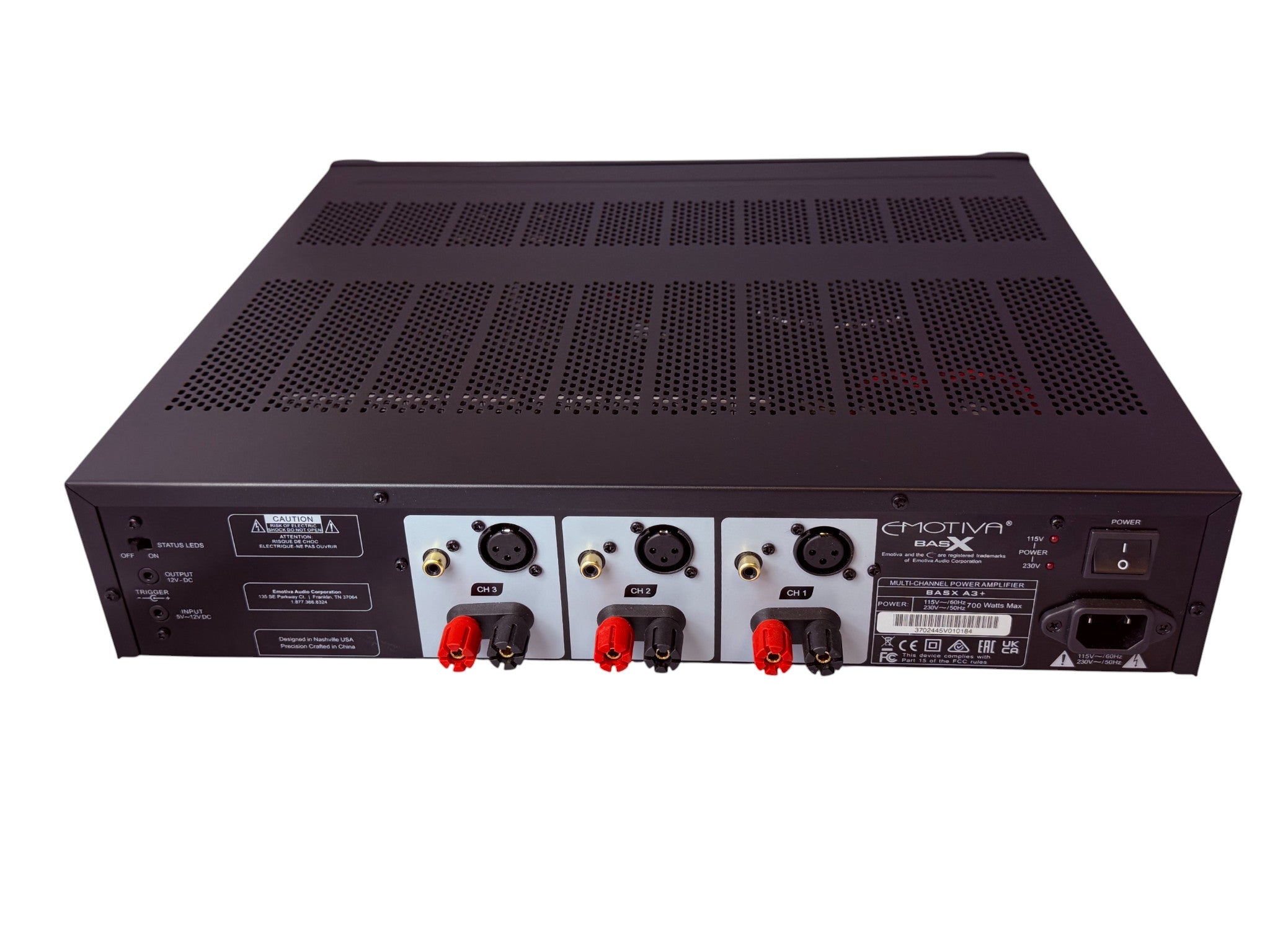 Emotiva BasX A3+ Three-Channel Power Amplifier
