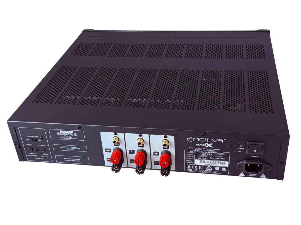Emotiva BasX A3 Three-Channel Power Amplifier