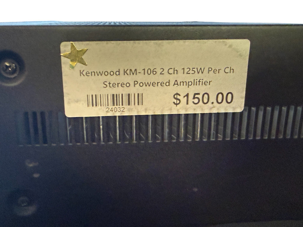 Kenwood KM-106 2-Channel Stereo Power Amplifier