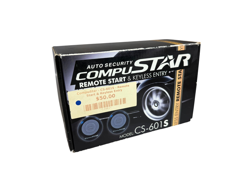 CompuStar CS-601S Remote Start & Keyless Entry System
