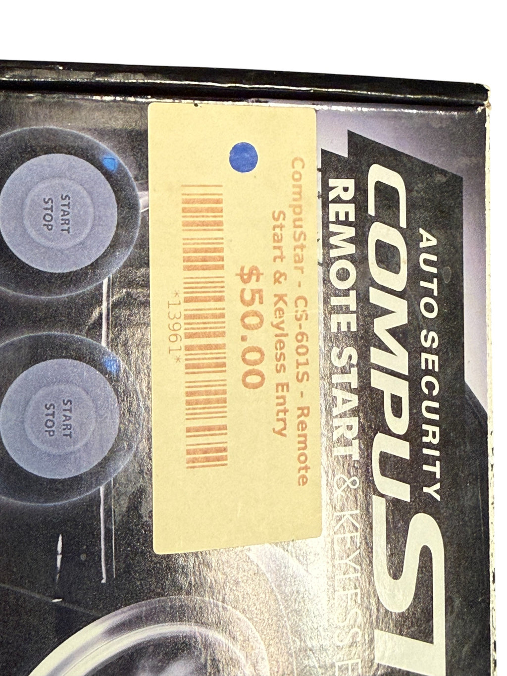 CompuStar CS-601S Remote Start & Keyless Entry System