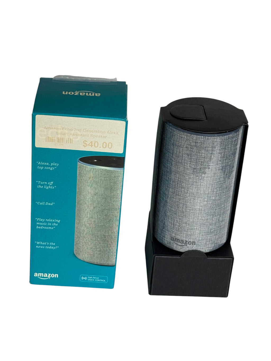 Amazon Echo (2nd Generation) Alexa Smart Assistant Speaker