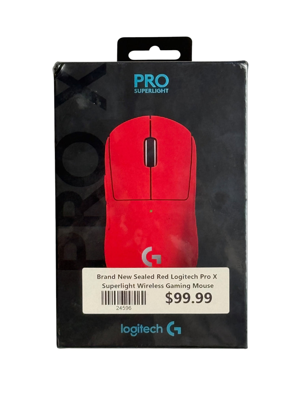Logitech Pro X Superlight Wireless Gaming Mouse – Red