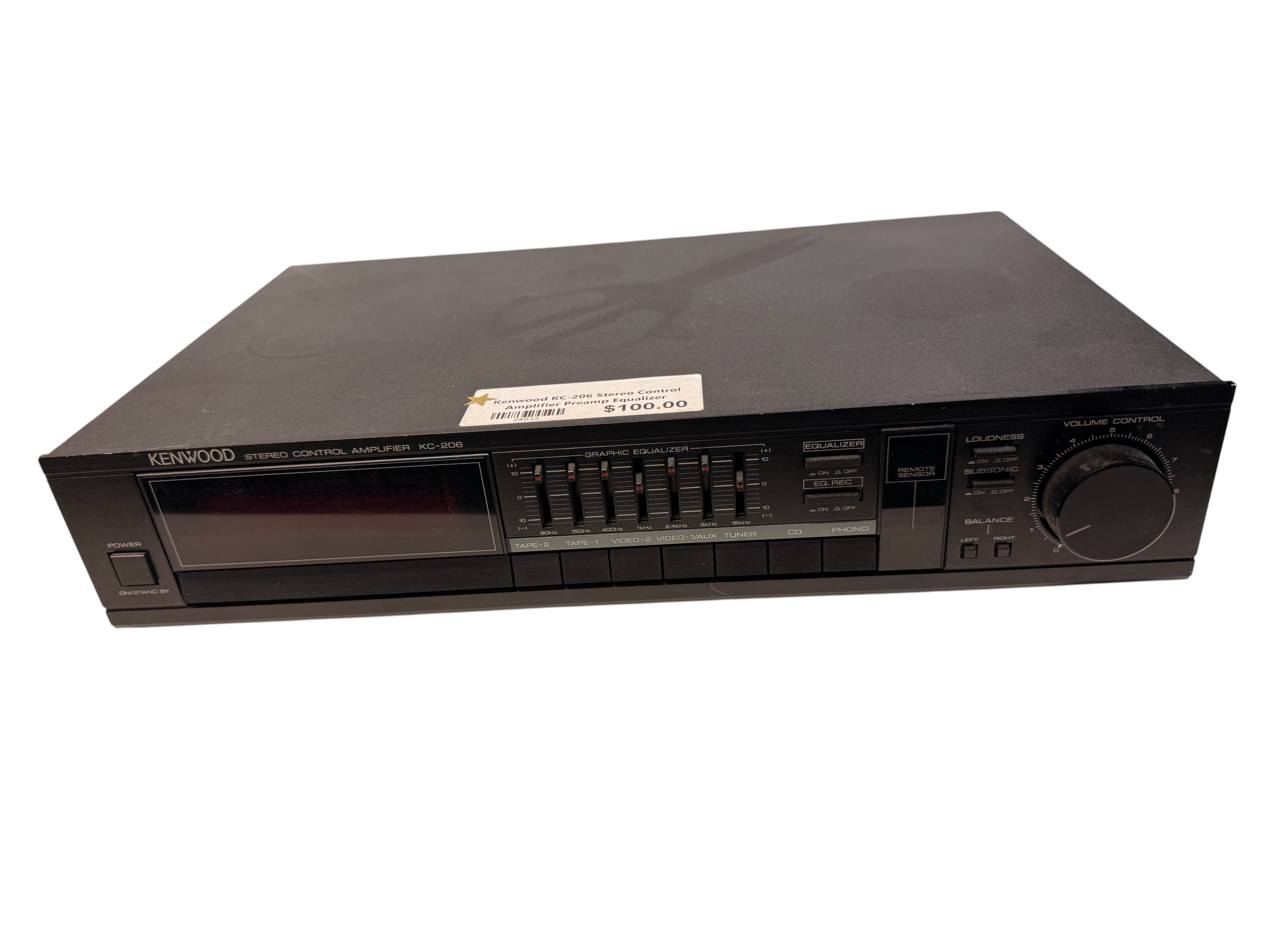 Kenwood KC-206 Stereo Control Amplifier Preamplifier Equalizer
