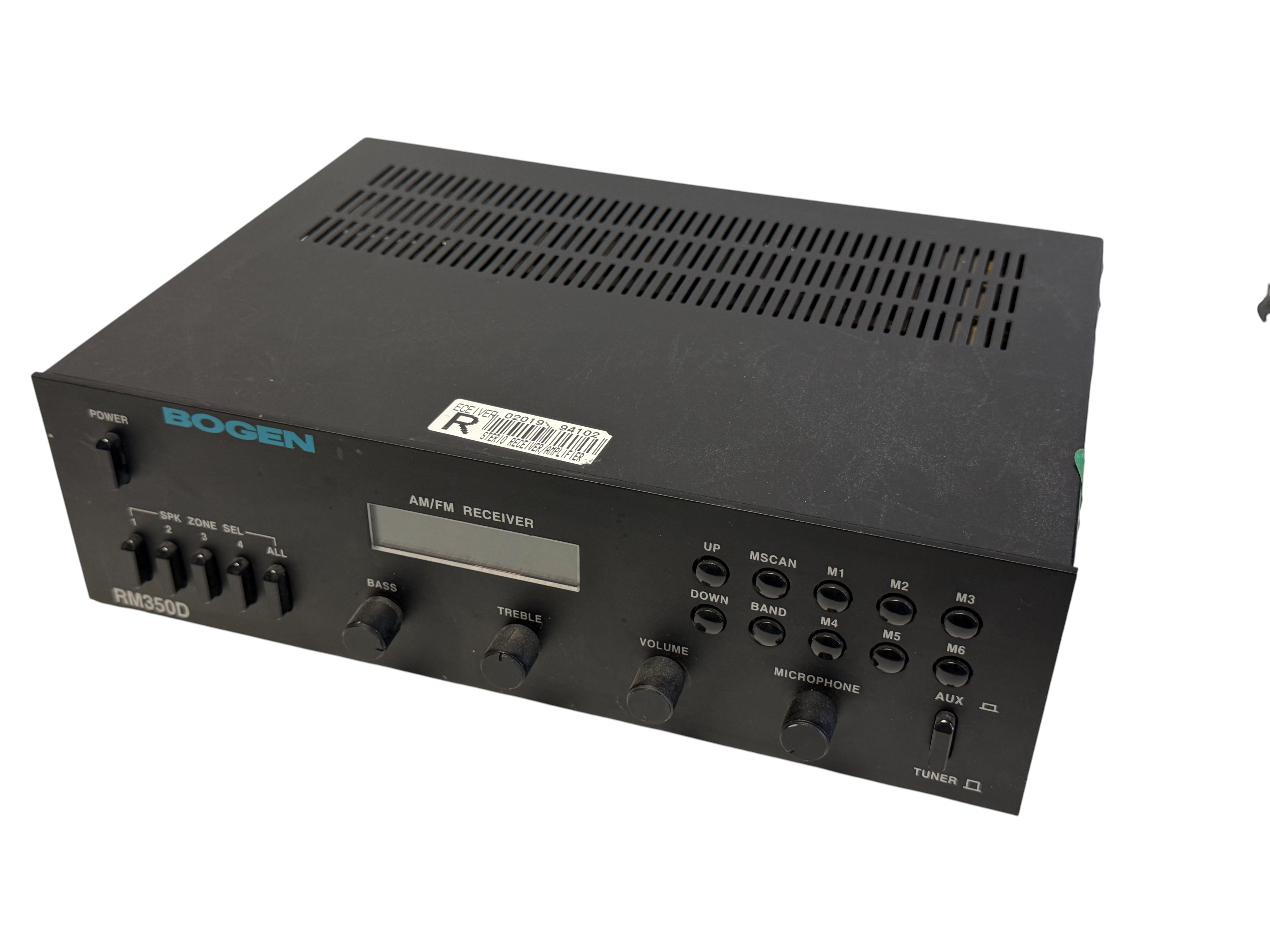 Bogen RM350D AM FM Commercial Audio Receiver Amplifier