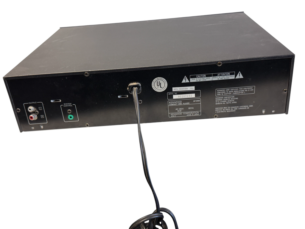 Kenwood DP-M98 6 Disc Multiple Compact Disc Player Vintage CD Changer