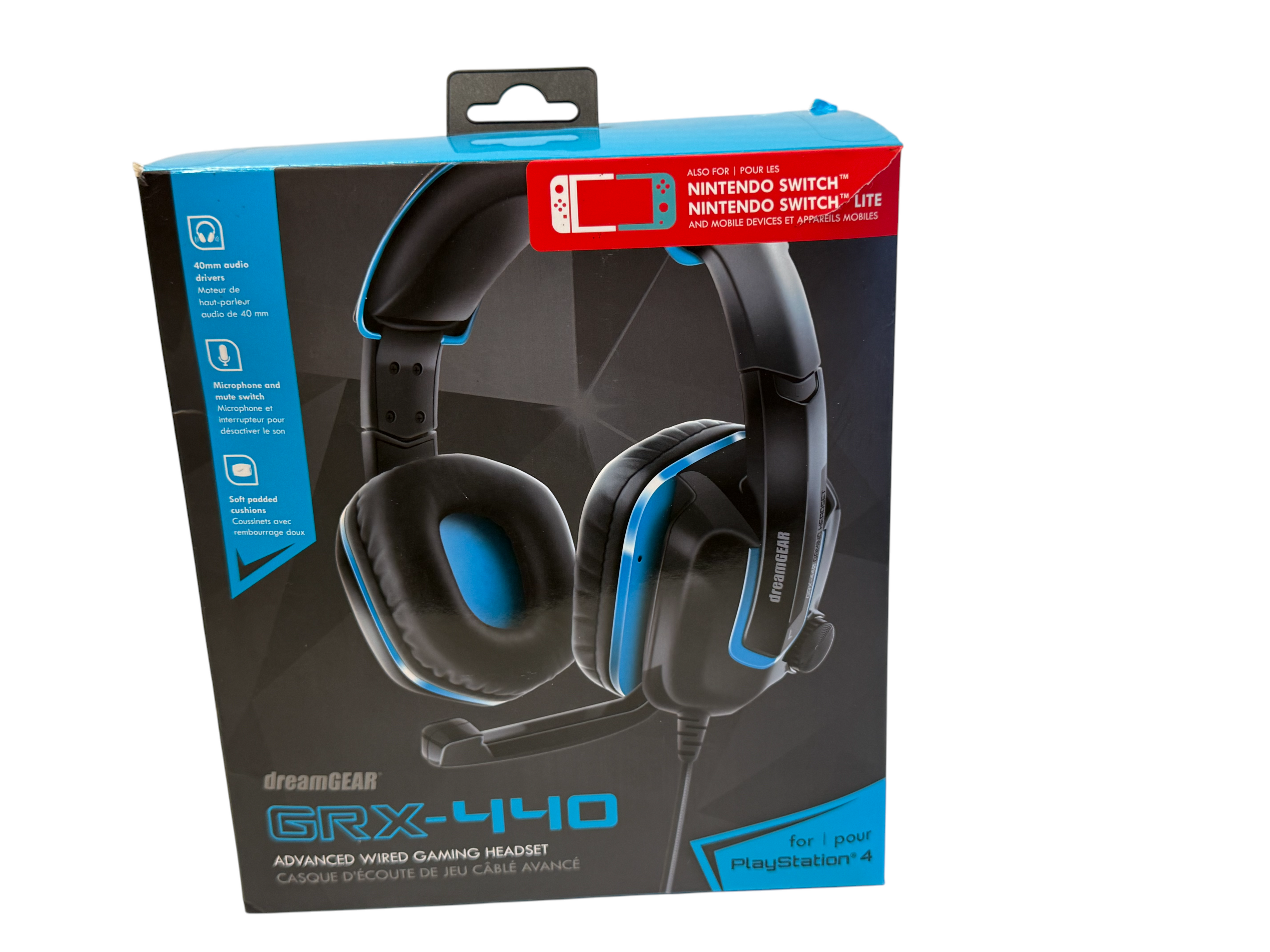DreamGear GRX-440 Wired Gaming Headset – Complete in Box