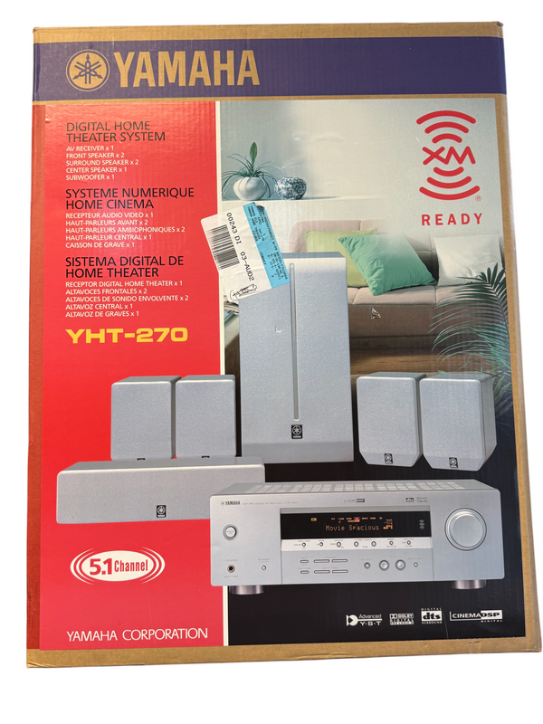 Yamaha YHT-270 5.1 Channel Home Theater Speaker System