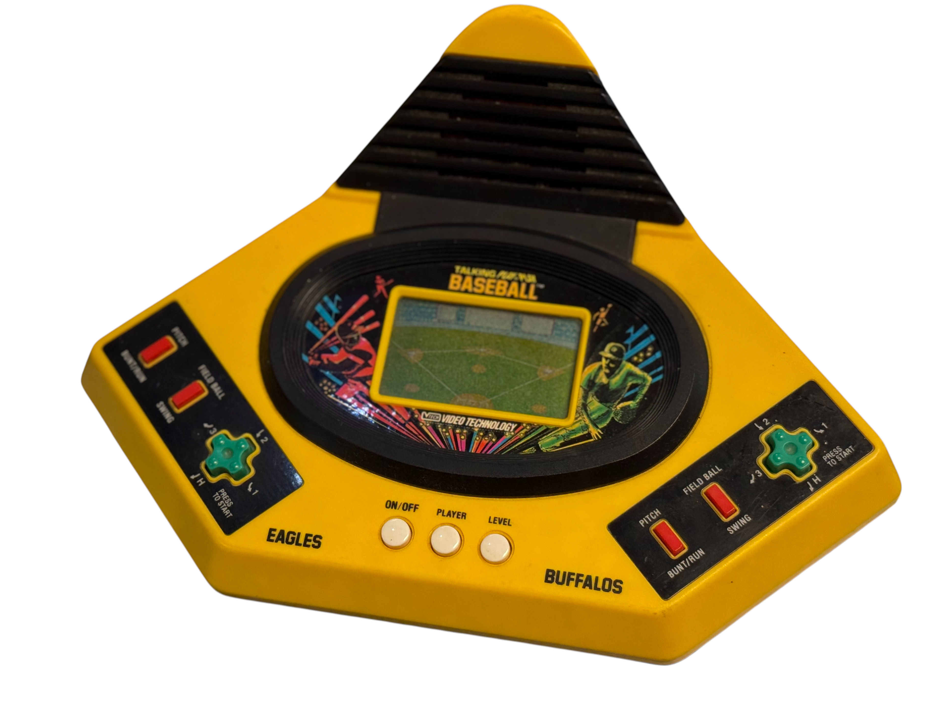 Vintage VTech  Electronic Talking Baseball Table Top Video Game Eagles vs Buffalos