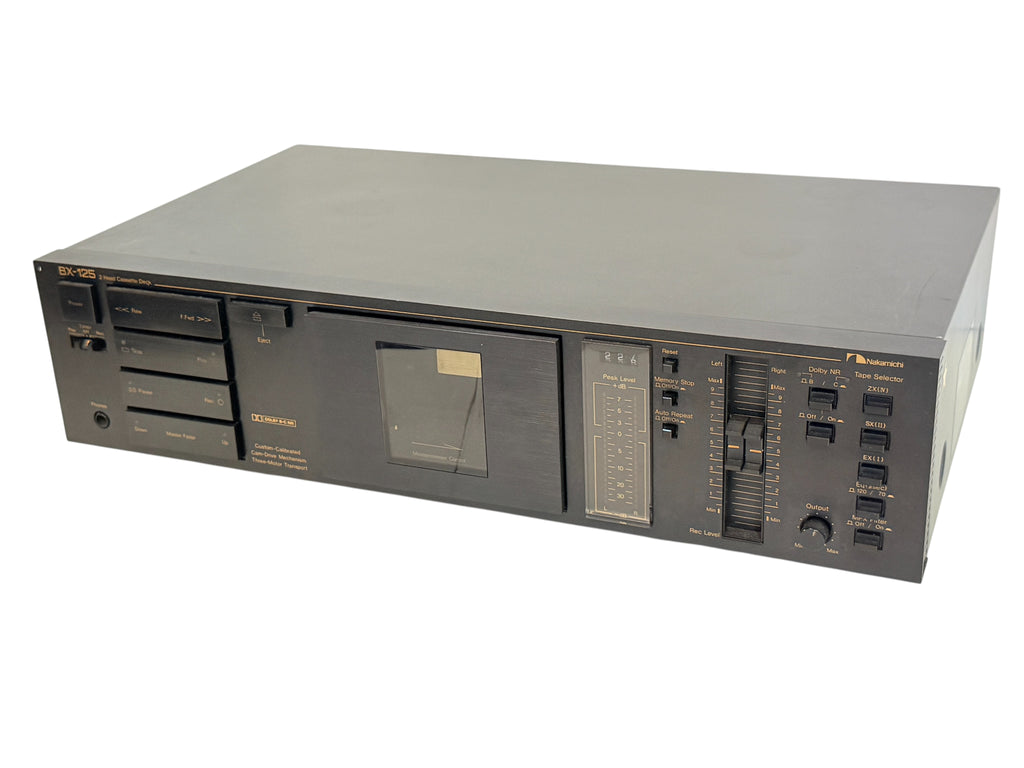 Nakamichi BX-125 2 Head Cassette Deck Dolby B C Manual Bias Control