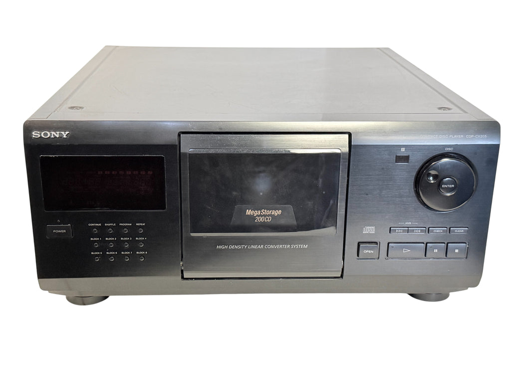 Sony CDP-CX205 MegaStorage 200 Disc CD Changer Player