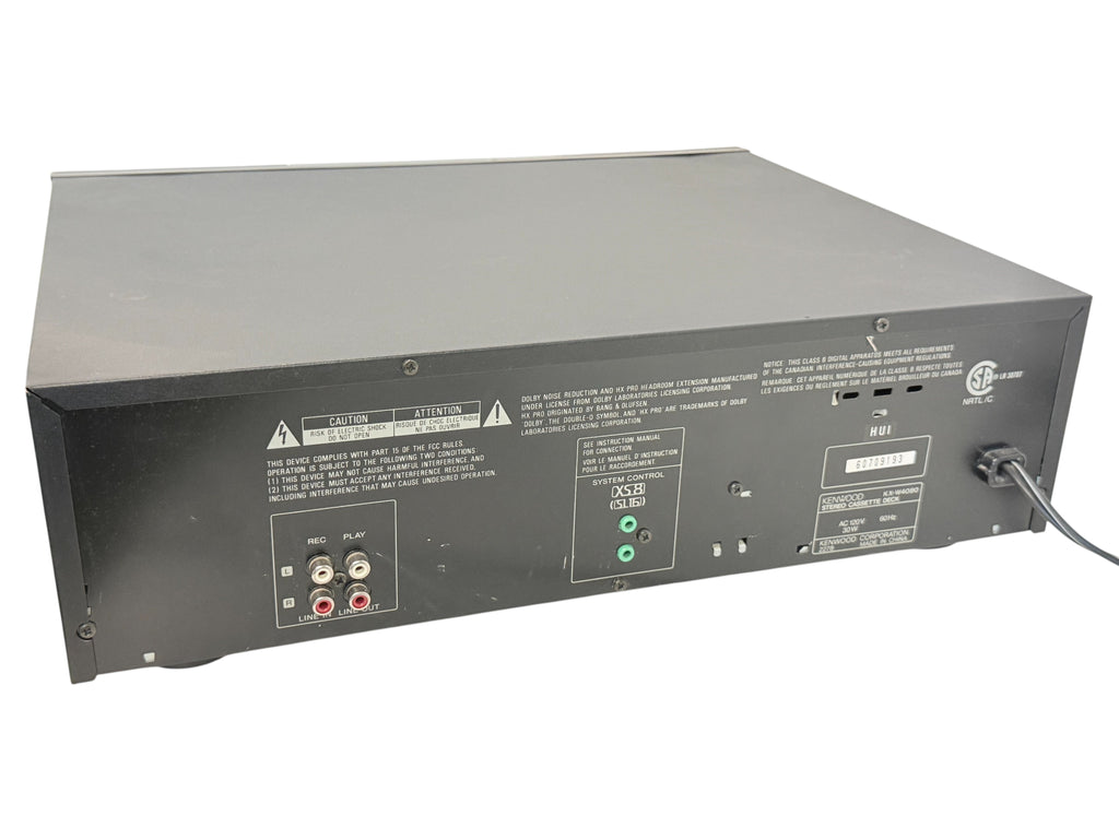 Kenwood KX-W4080 Stereo Double Cassette Deck Auto Reverse