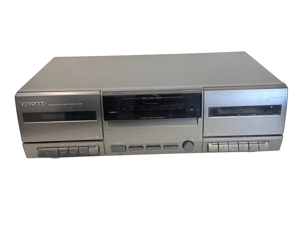 Kenwood CT-201 Stereo Double Cassette Deck Dolby NR