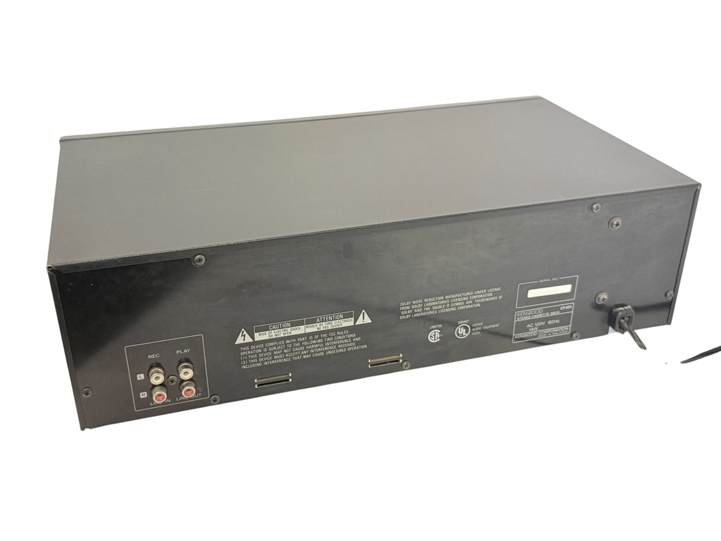 Kenwood CT-201 Stereo Double Cassette Deck Dolby NR