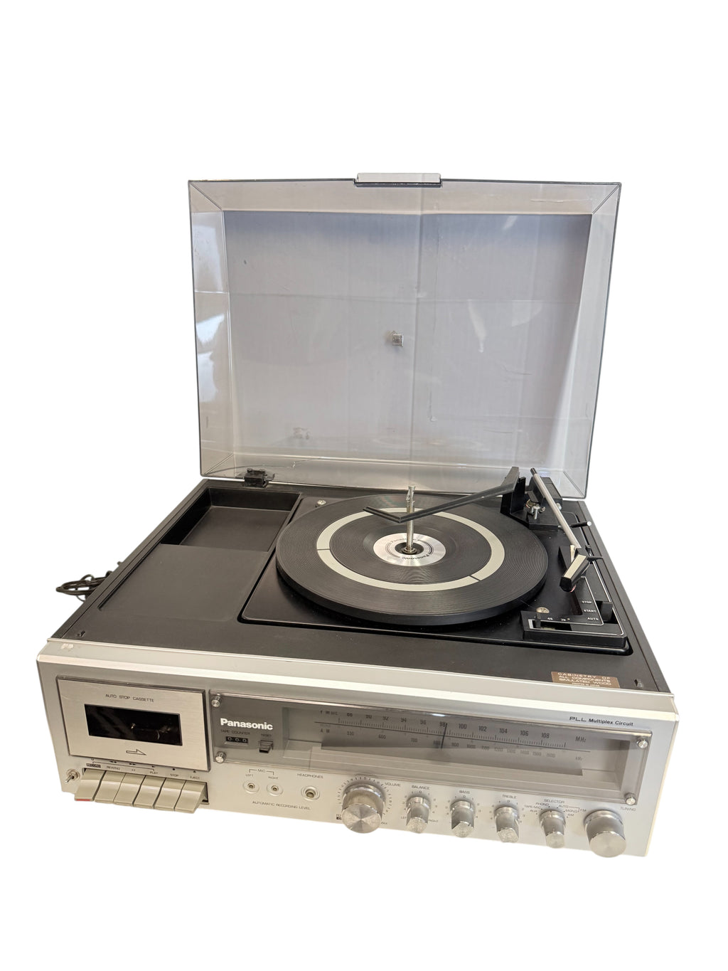 Panasonic SE-1160D Stereo System with Turntable and Cassette – Vintage