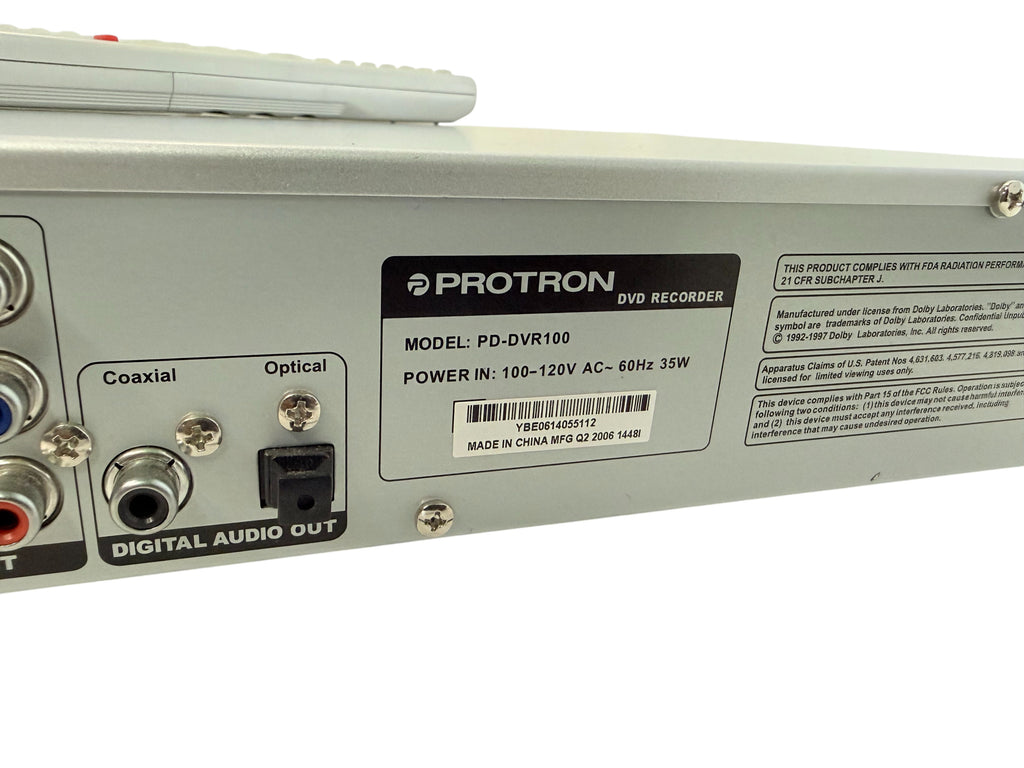 Protron 3000 Protron DVD Player – Re-Circuit Electronics