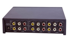 Archer Amplified Audio/Video Selector – 4 Input AV Switch