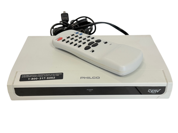Philco TB100HH9 Digital to Analog Converter Box with Remote