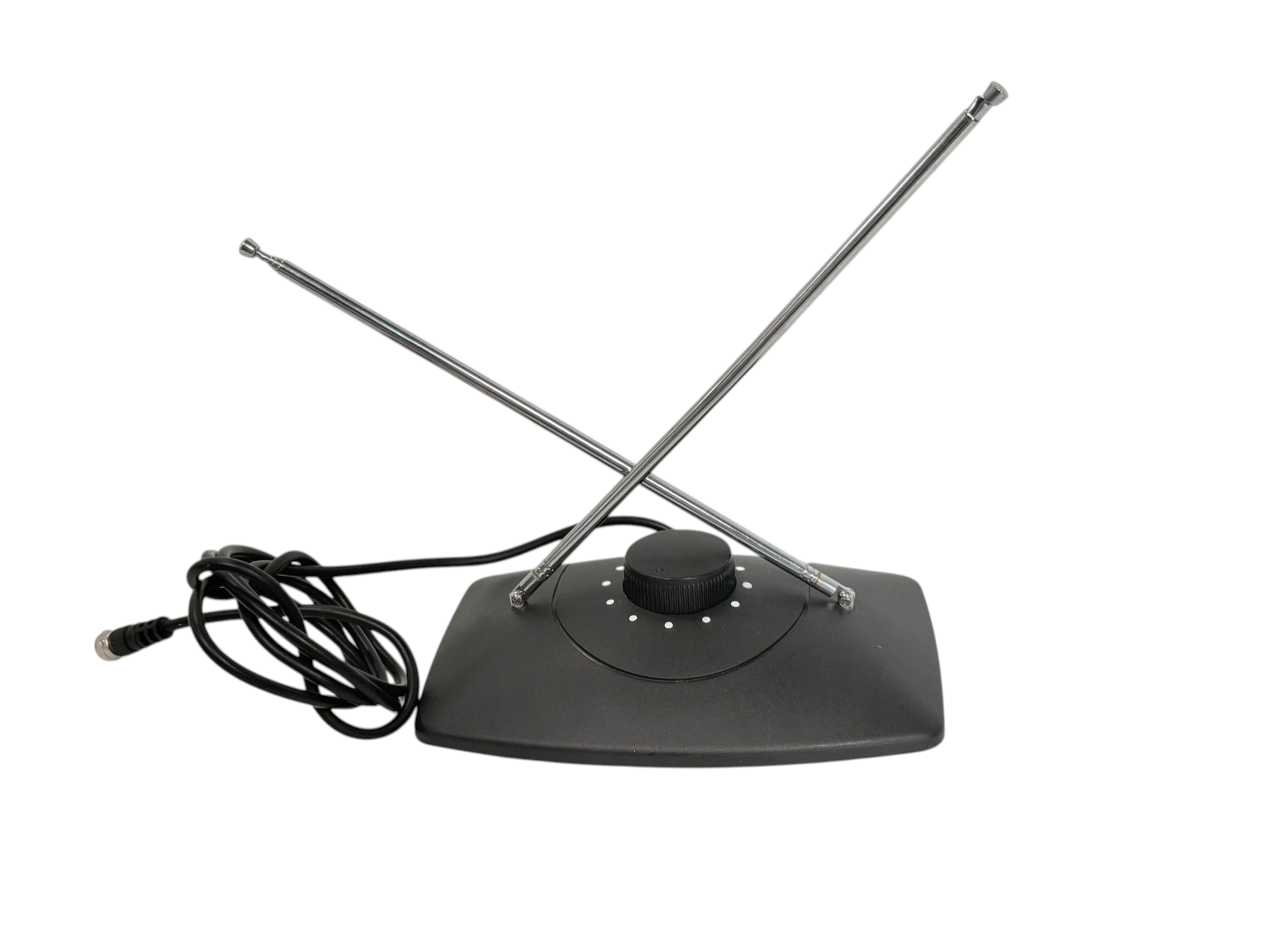 Indoor Rabbit Ear TV Antenna with Adjustable Dipoles