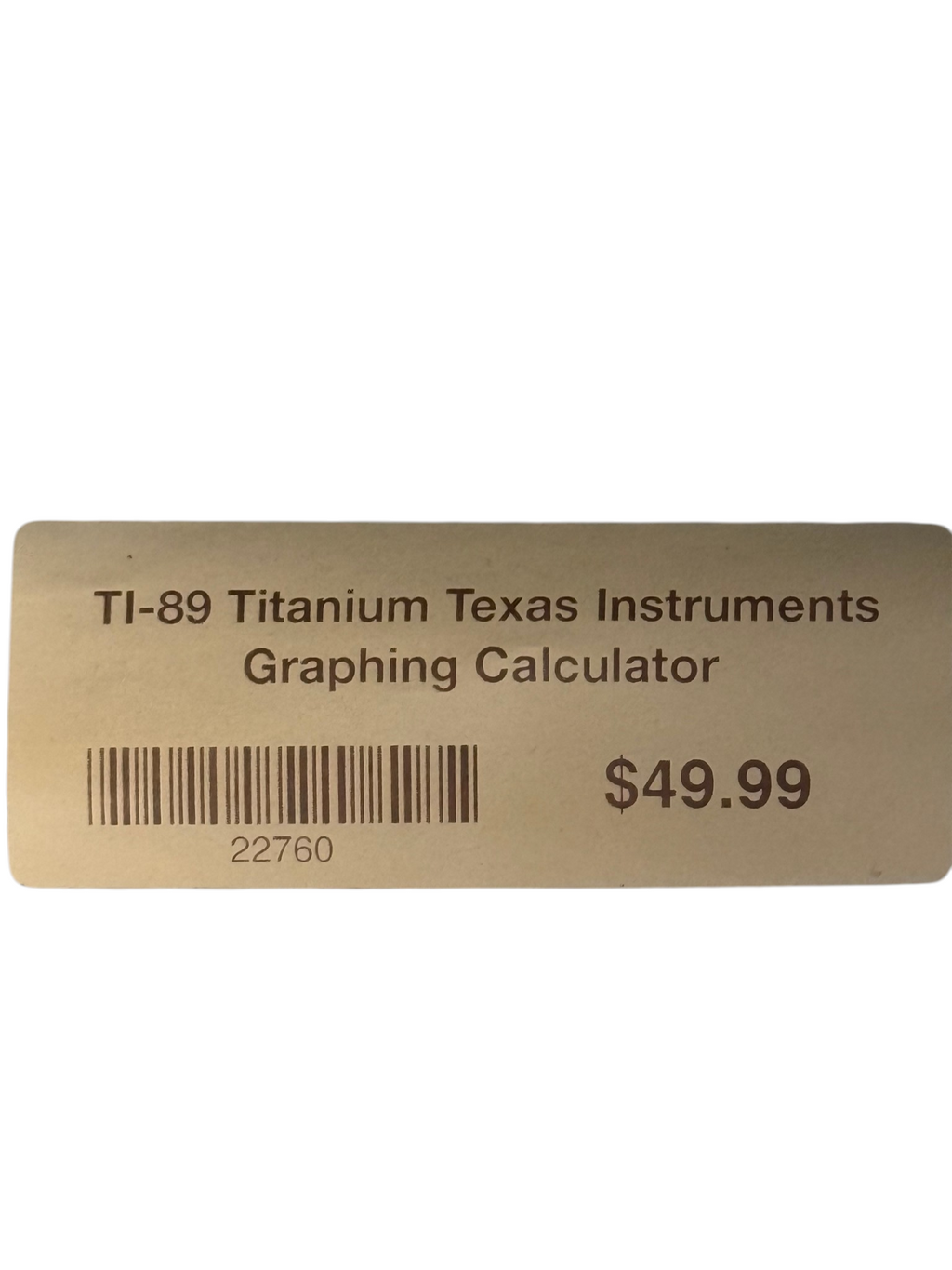 Texas Instruments TI-89 Titanium Graphing Calculator