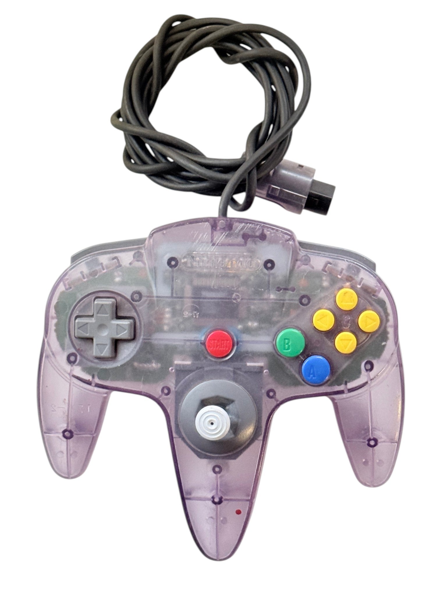 Nintendo 64 N64 Controller Transparent Purple SKU: N64-CONTROLLER-030
