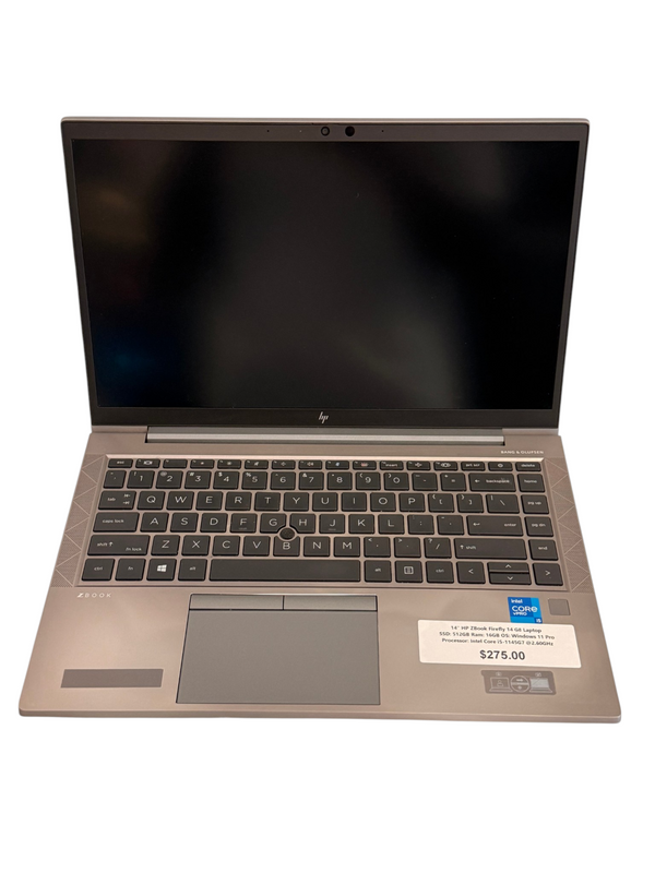 HP ZBook Firefly 14 G8 Intel Core i5-1145G7 16GB RAM 512GB SSD Laptop