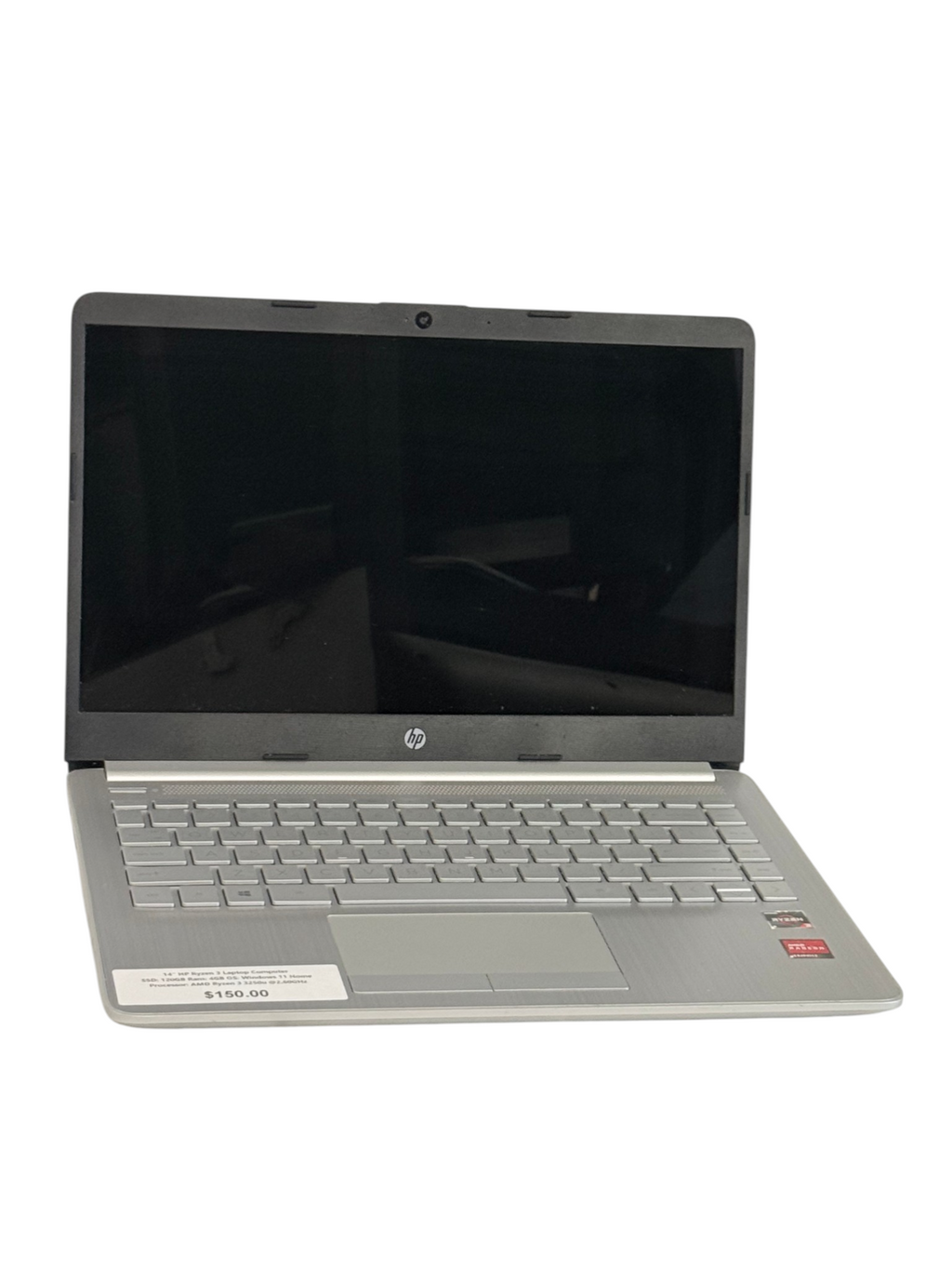 HP Laptop — HP Ryzen 3 3250U 4GB RAM 120GB SSD