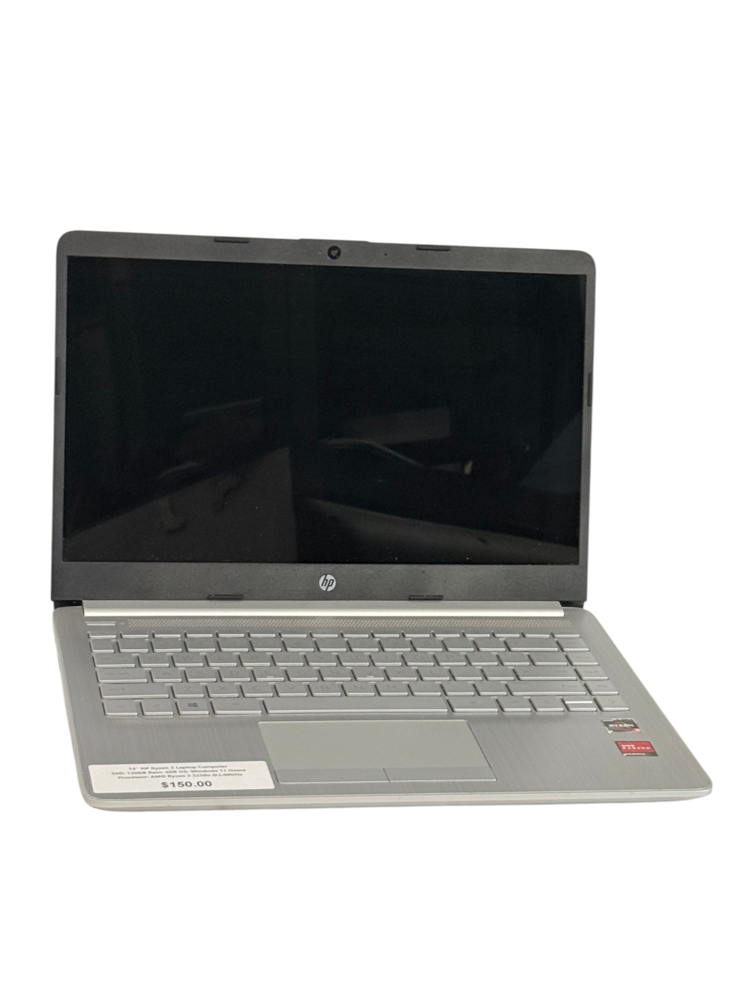 HP Laptop — HP Ryzen 3 3250U 4GB RAM 120GB SSD