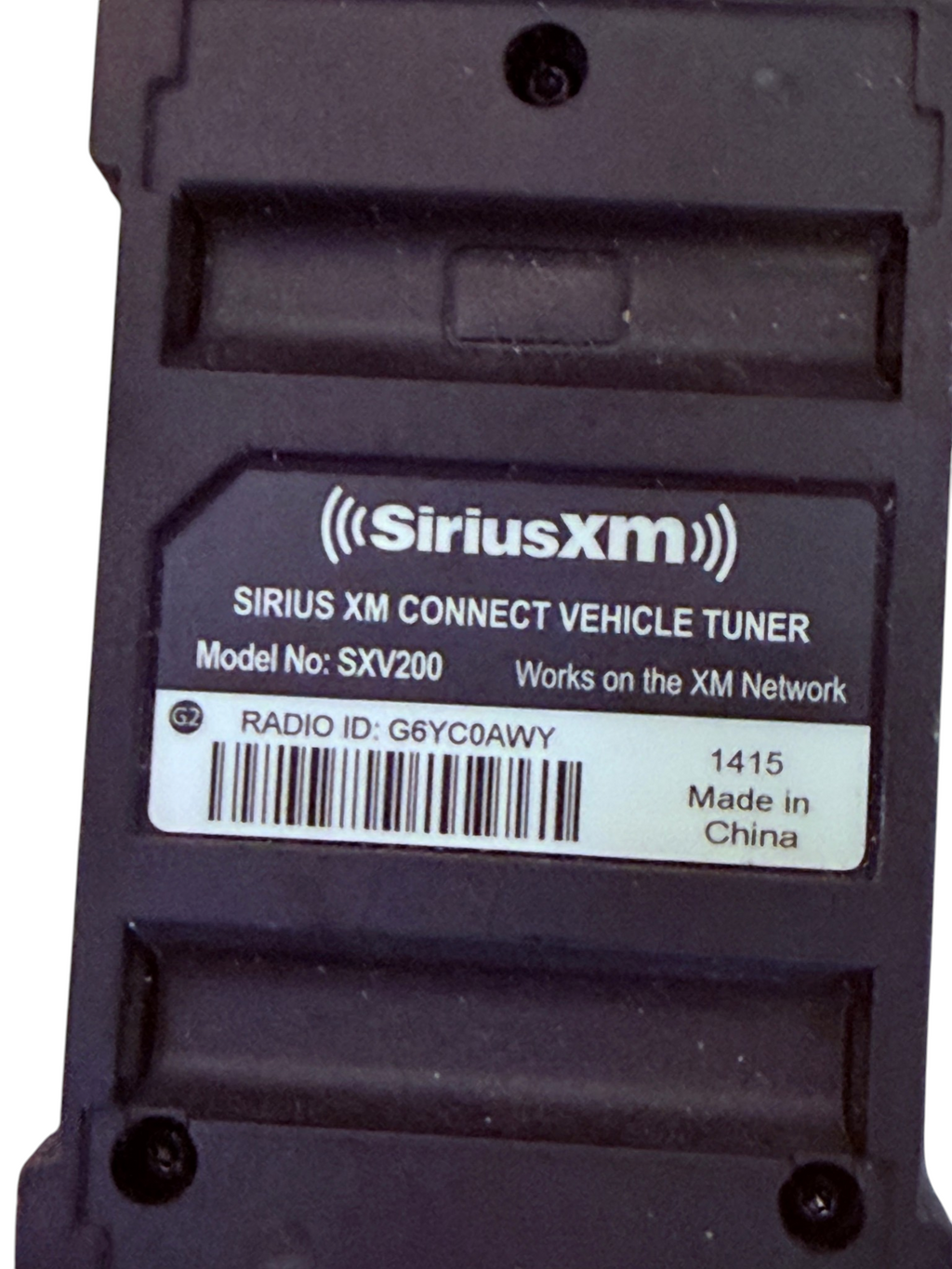SiriusXM SXV200 Vehicle Tuner