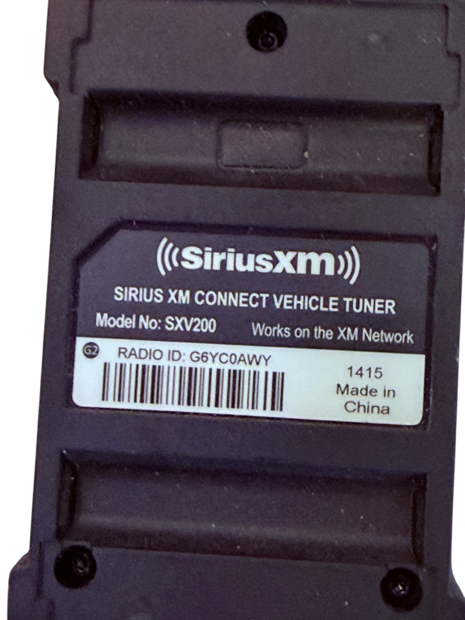SiriusXM SXV200 Vehicle Tuner