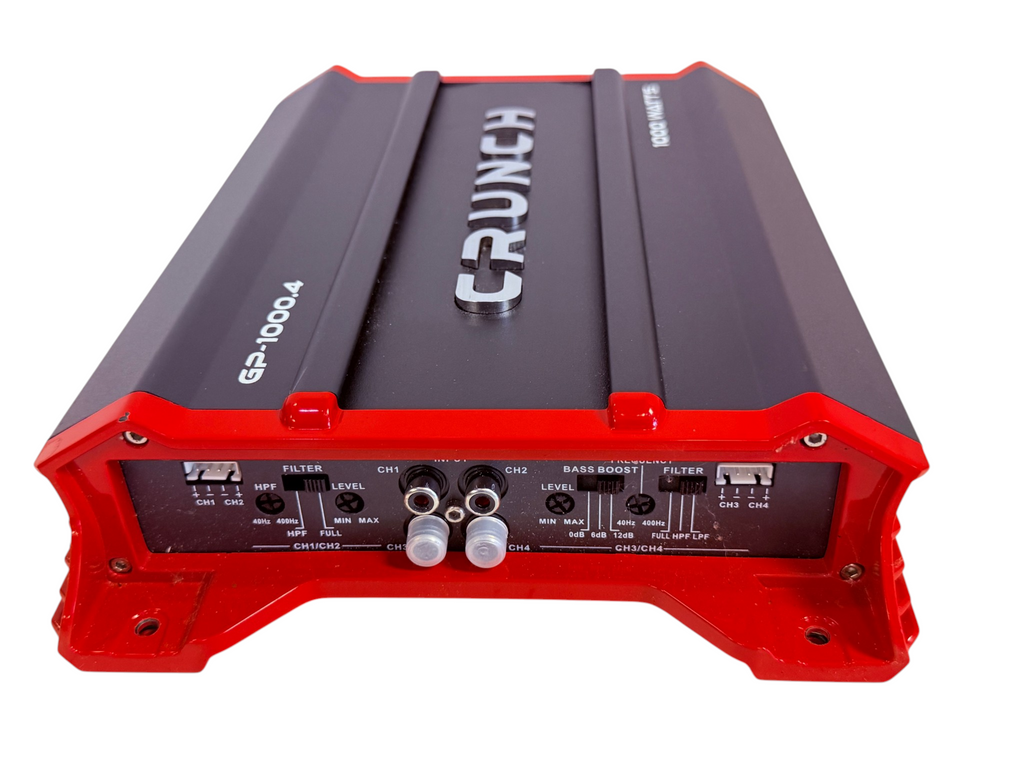 Crunch GP-1000.4 4-Channel Car Audio Amplifier 1000 Watts