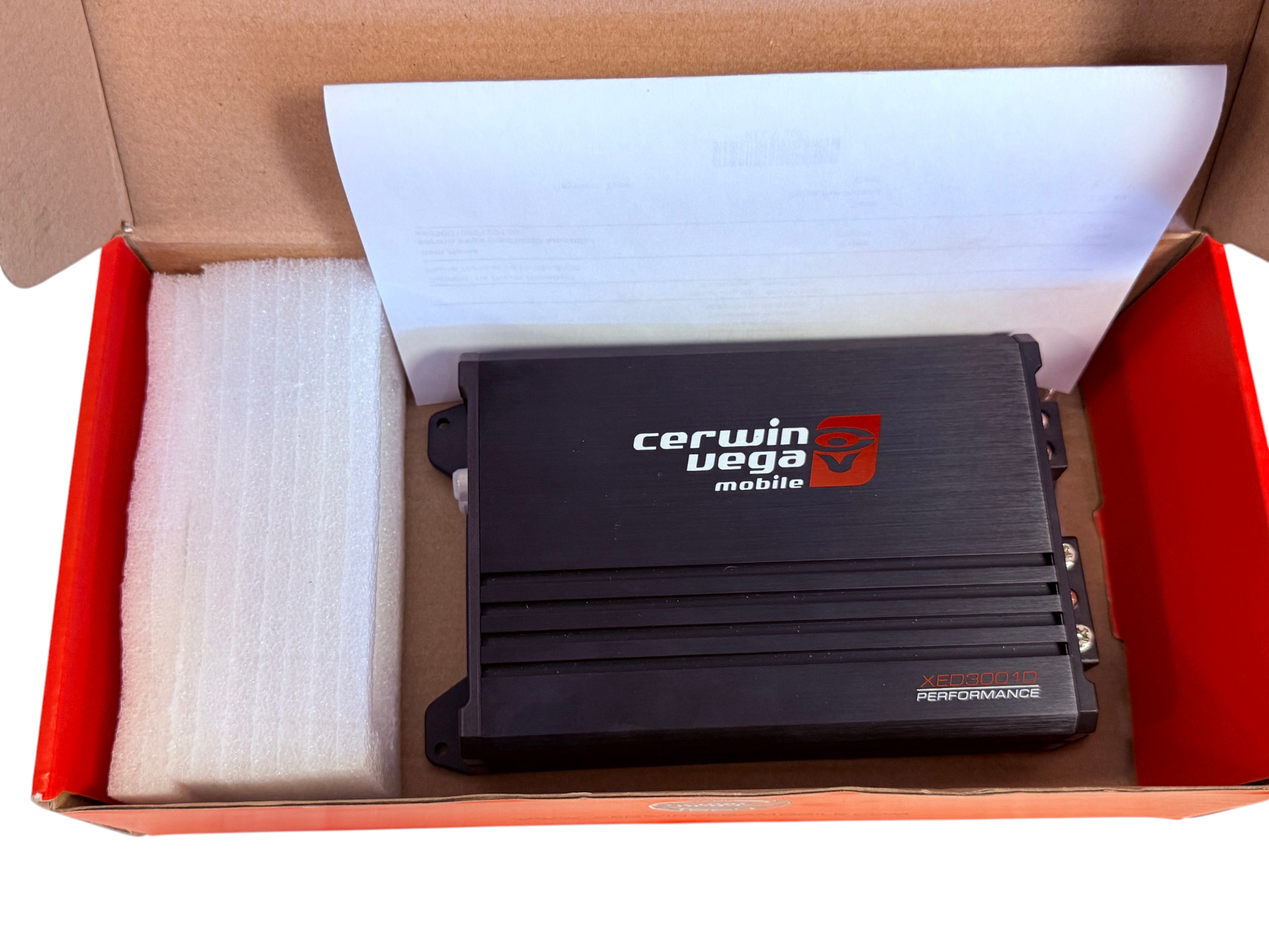 Cerwin Vega XED3001D 400W Max 1 Channel Car Audio Amplifier (New)
