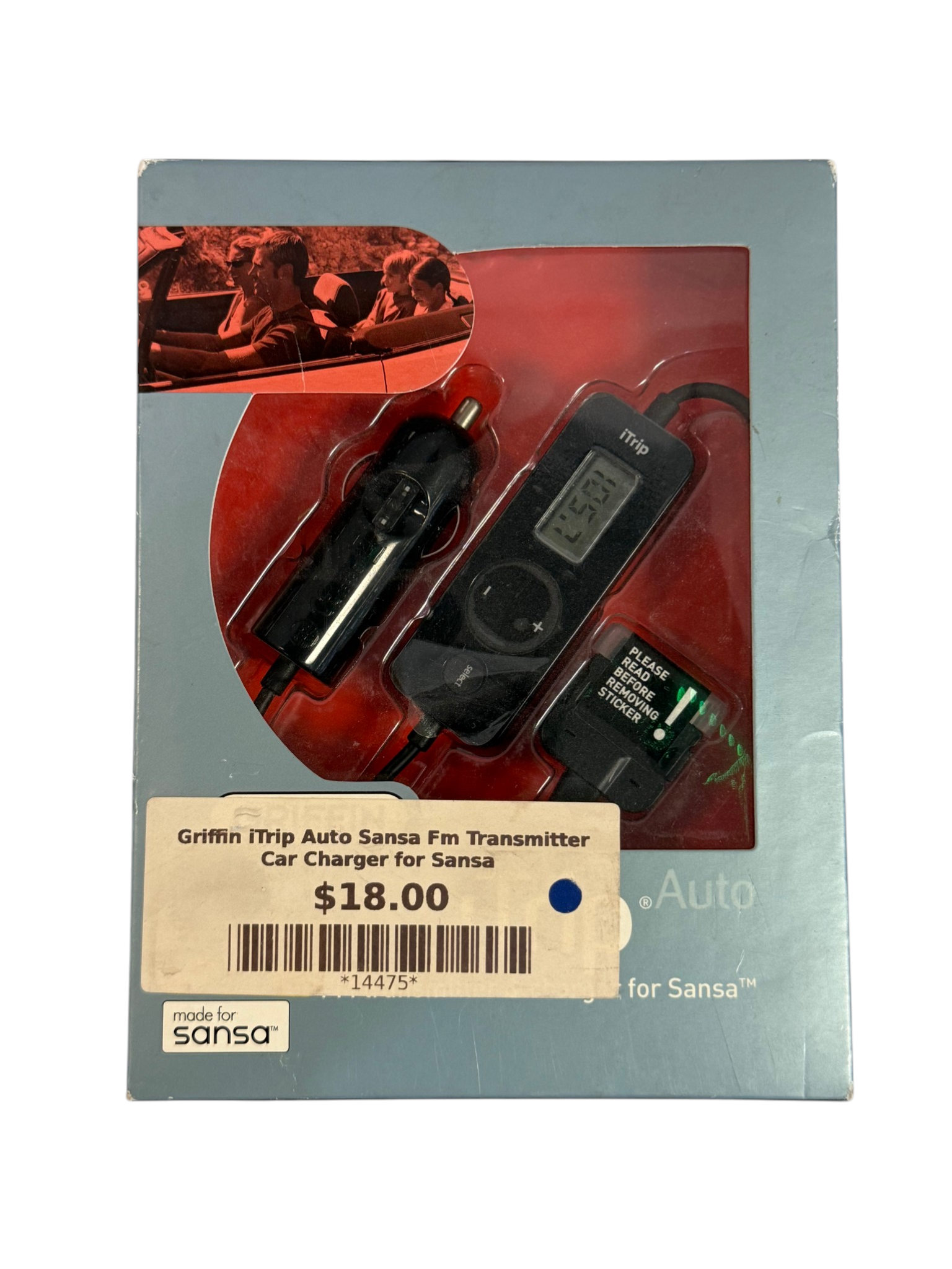 Griffin iTrip Auto Sansa FM Transmitter Car Charger