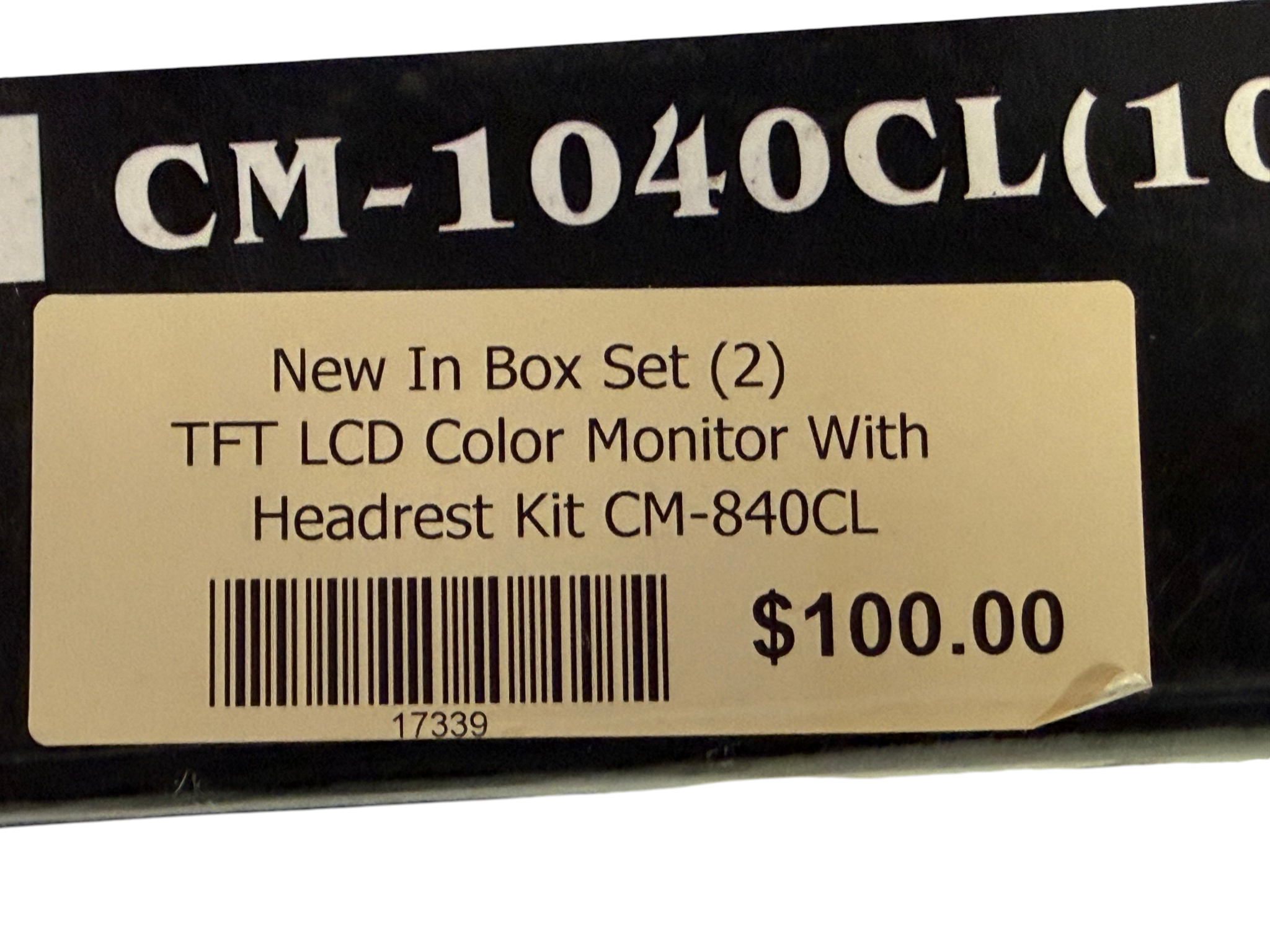 Camos CM-1040CL 10.4 inch TFT Car LCD Color Monitor