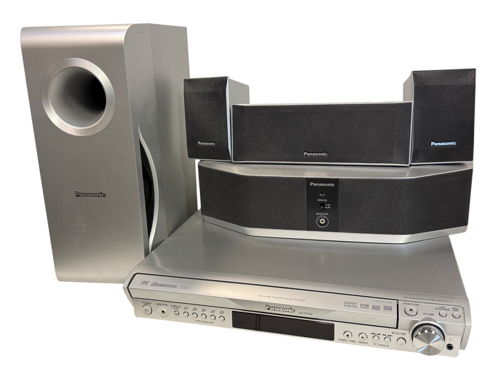 Panasonic Sound Machine Panasonic SA-HT640 DVD Home Theater Sound System | Shop Now – Re ...