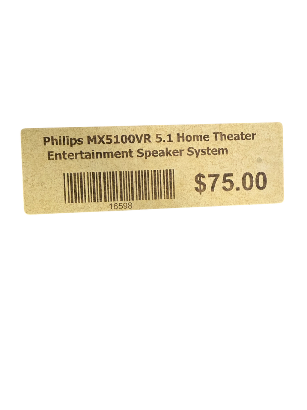 Philips MX5100VR 5.1 Home Theater Speaker System