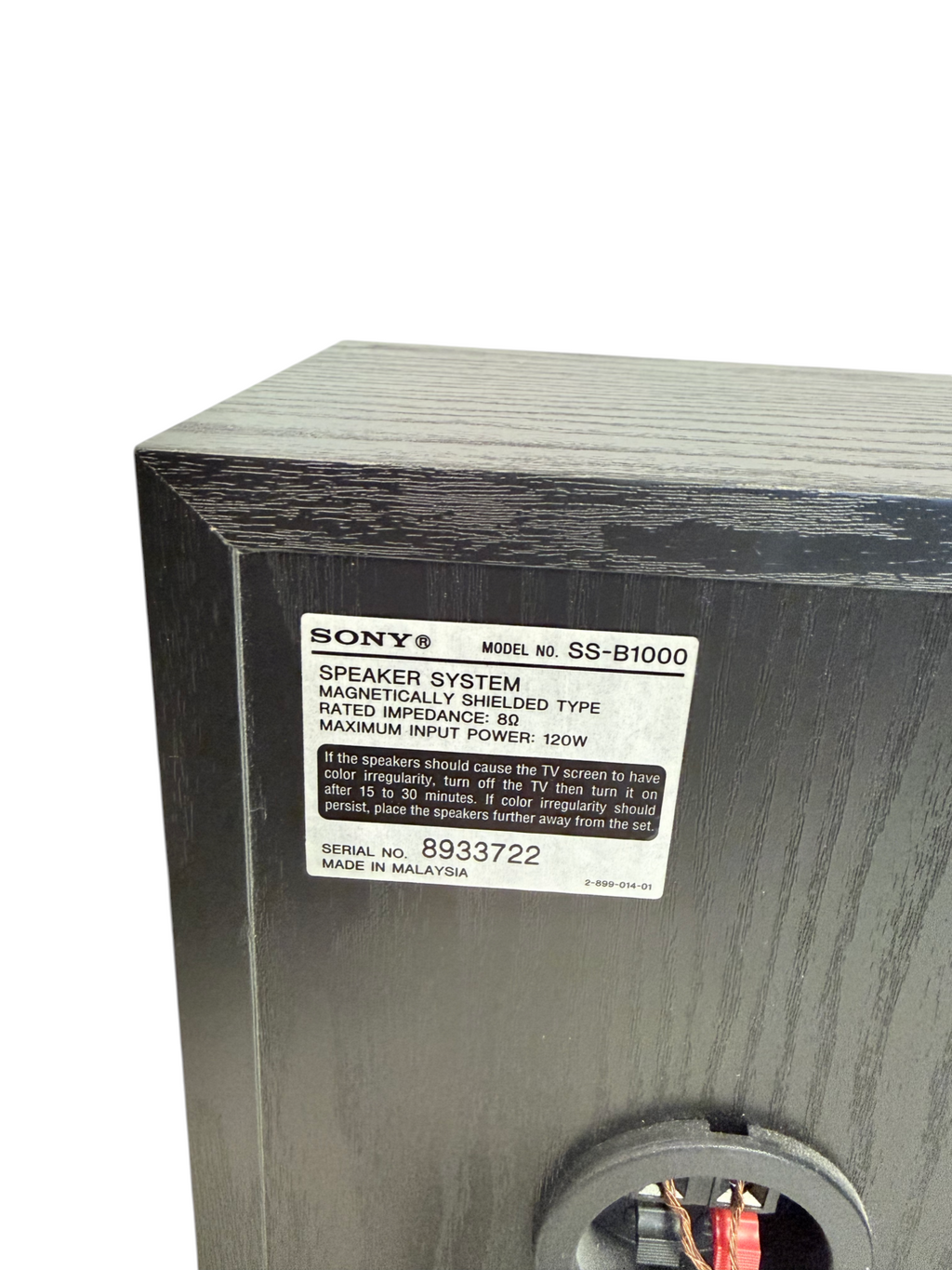 Sony SS-B1000 Bookshelf Speakers